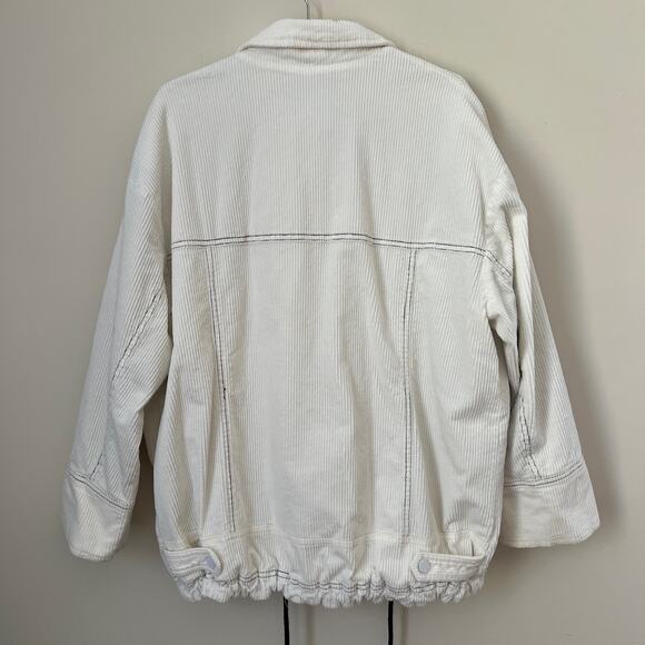 We The Free Off White Corduroy Utility Jacket Size M - Picture 2 of 13